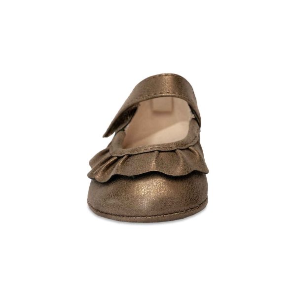 <span>Kamdyn</span> Infant Brown Soft Sole Mary Janes - Image 3