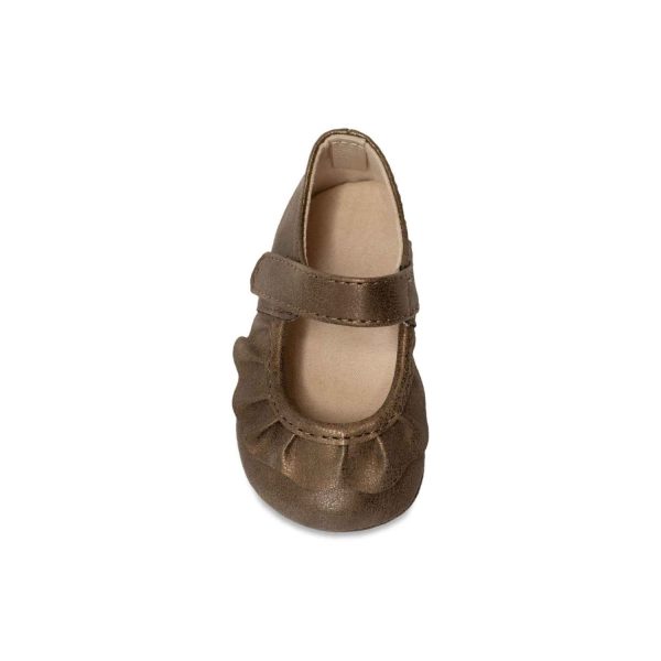 <span>Kamdyn</span> Infant Brown Soft Sole Mary Janes - Image 6