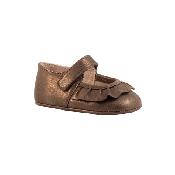 Kamdyn Infant Brown Soft Sole Mary Janes