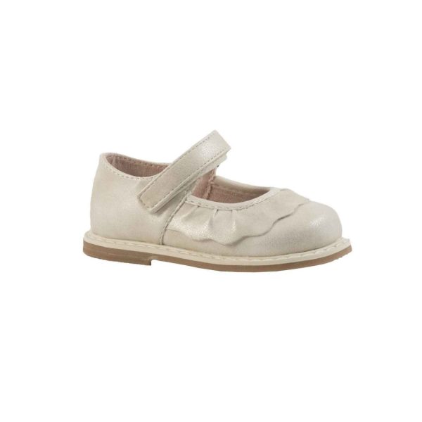 Kamdyn Toddler Ivory Mary Jane Flats