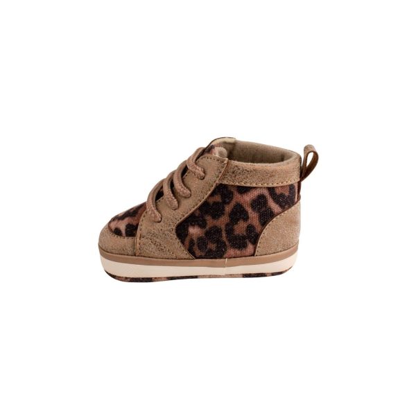 <span>Kassidy</span> Soft-Sole Leopard Print High-Top Sneakers with Laces - Image 5