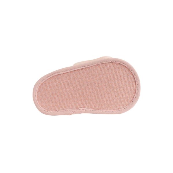 <span>Kimberly</span> Pink Faux-Fur Slide Slippers with Iridescent Heart - Image 7