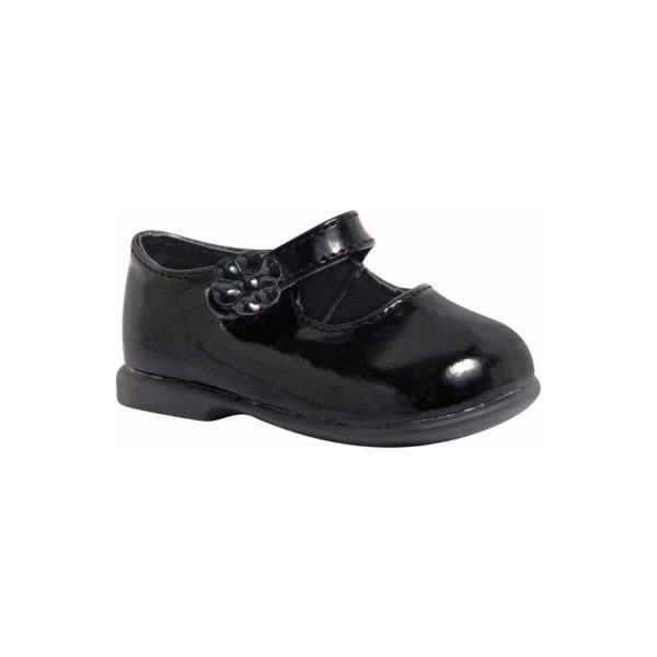 Leighton Toddler Black Patent Mary Jane Dress Flats