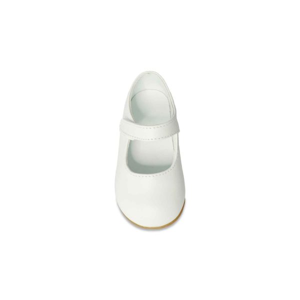 <span>Lena</span> Toddler White Lambskin Mary Janes - Image 4