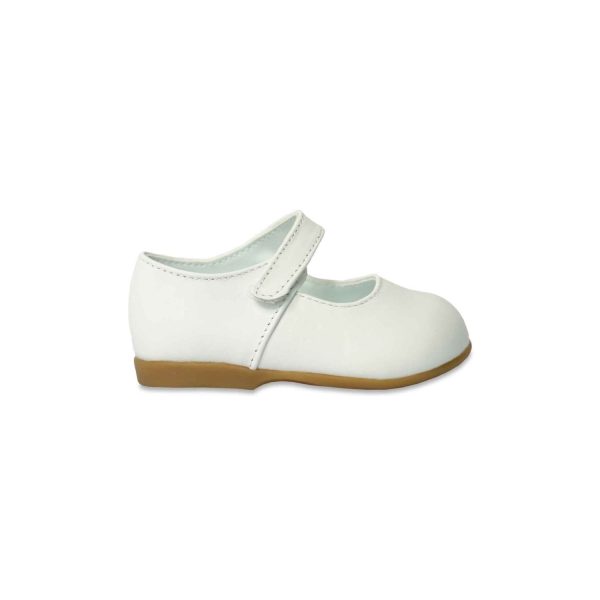 <span>Lena</span> Toddler White Lambskin Mary Janes - Image 5