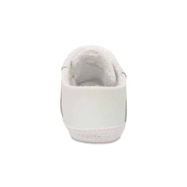 <span>Linden</span> White Leather Baby Shoes for Boys - Image 5