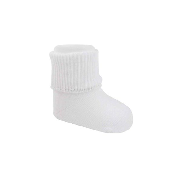 Logan Infant/Toddler White Crew Socks