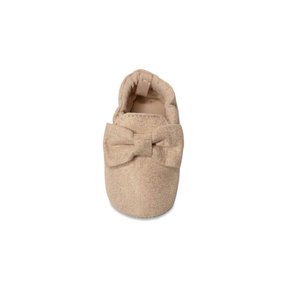 <span>Maren</span> Infant/Toddler Shimmer Slippers with Bow - Image 3