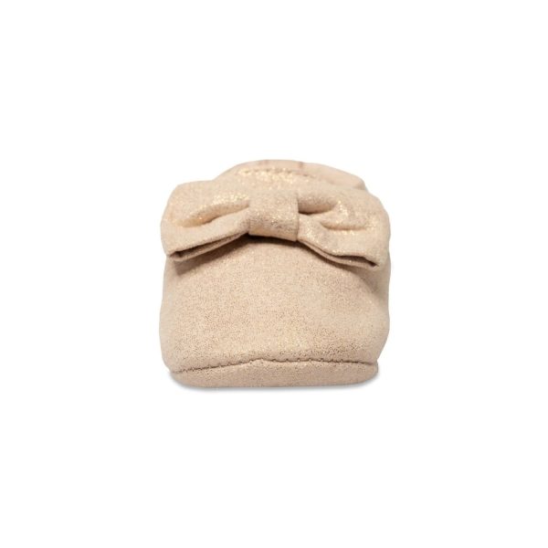 <span>Maren</span> Infant/Toddler Shimmer Slippers with Bow - Image 5