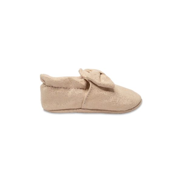 <span>Maren</span> Infant/Toddler Shimmer Slippers with Bow - Image 6