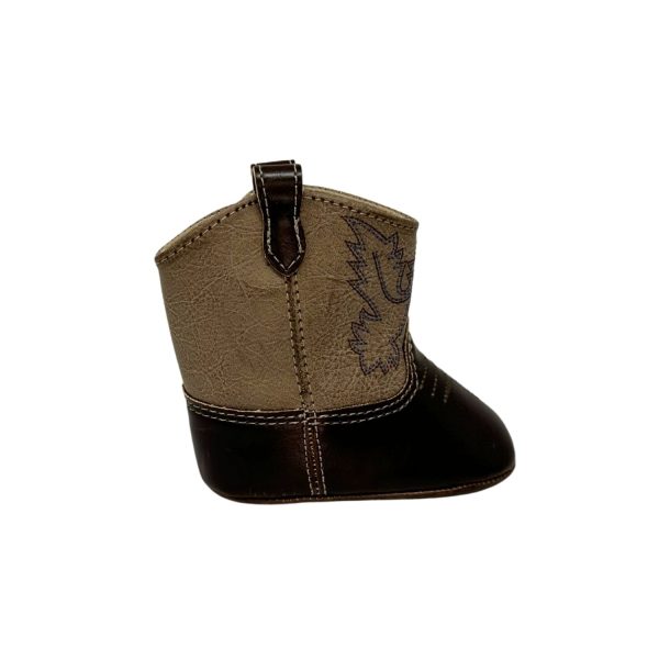 <span>Miller</span> Infant Brown Soft Sole Cowboy Boots - Image 2