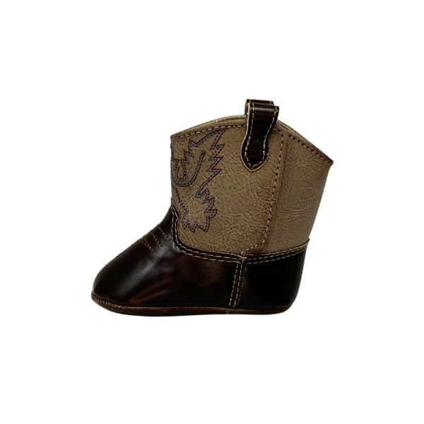 <span>Miller</span> Infant Brown Soft Sole Cowboy Boots - Image 4