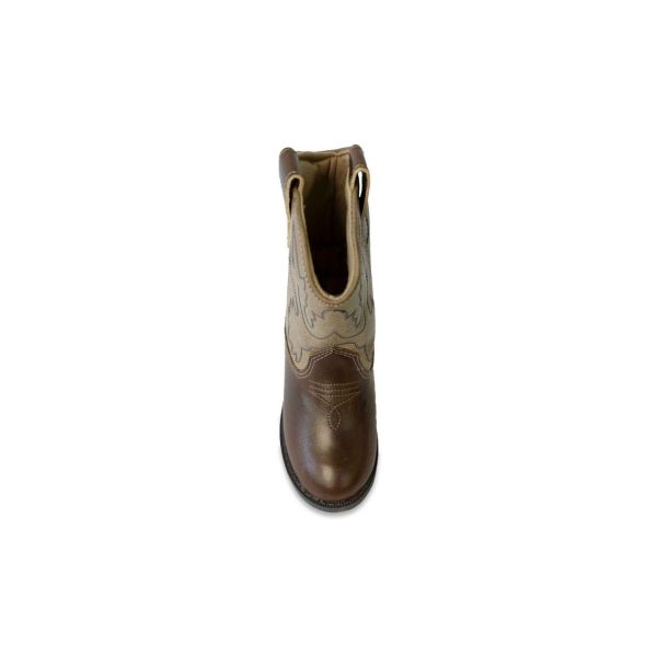 <span>Miller</span> Toddler Brown Cowboy Boots - Image 3