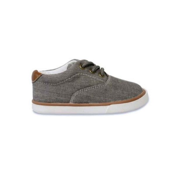 <span>Milo</span> Toddler Gray Canvas Sneakers - Image 2