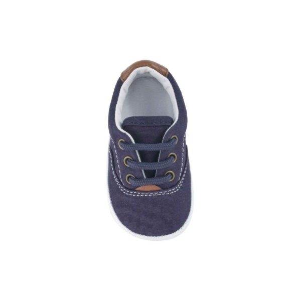 <span>Milo</span> Infant Navy Canvas Sneakers - Image 3