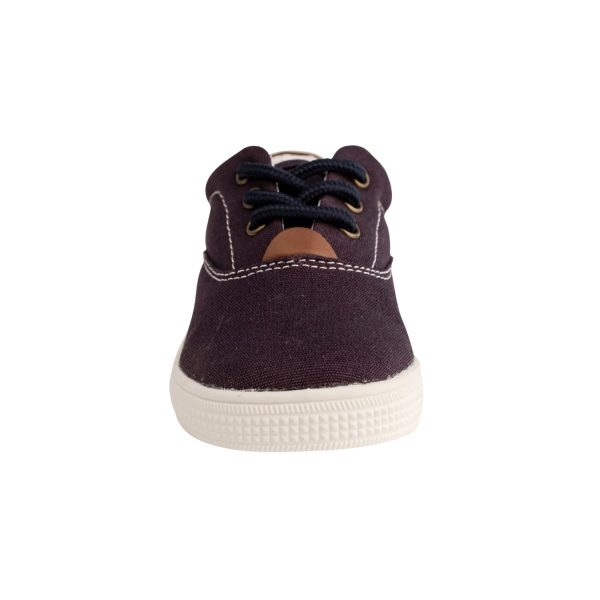 <span>Milo</span> Toddler Navy Canvas Sneakers - Image 4