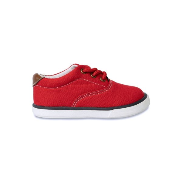 <span>Milo</span> Toddler Red Canvas Sneakers - Image 2