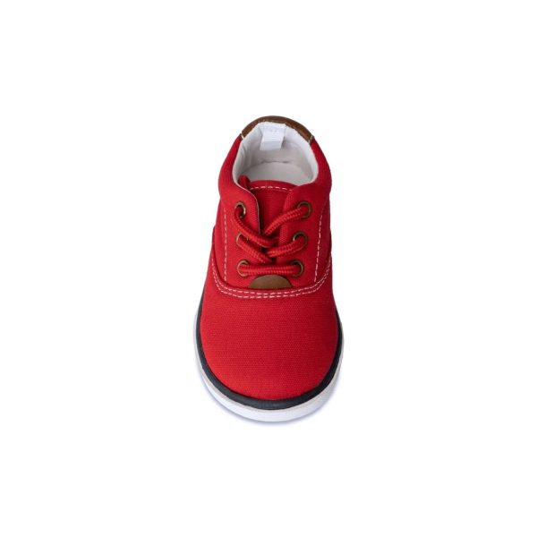 <span>Milo</span> Toddler Red Canvas Sneakers - Image 3