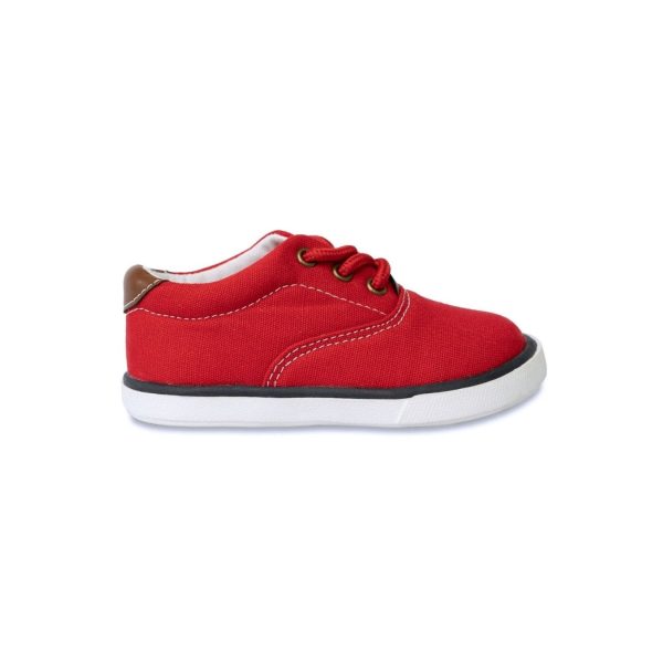 <span>Milo</span> Toddler Red Canvas Sneakers - Image 6