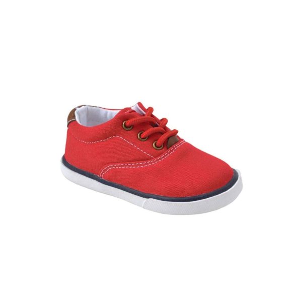 <span>Milo</span> Toddler Red Canvas Sneakers - Image 7