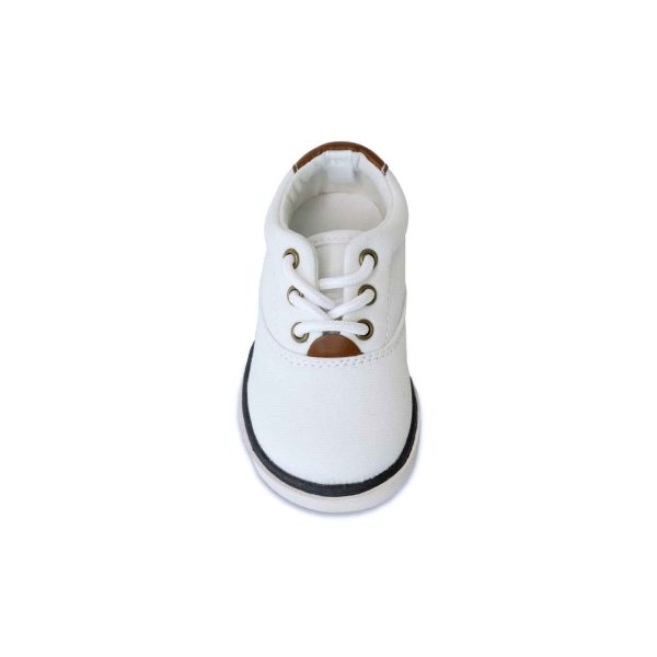<span>Milo</span> Toddler White Canvas Sneakers - Image 3