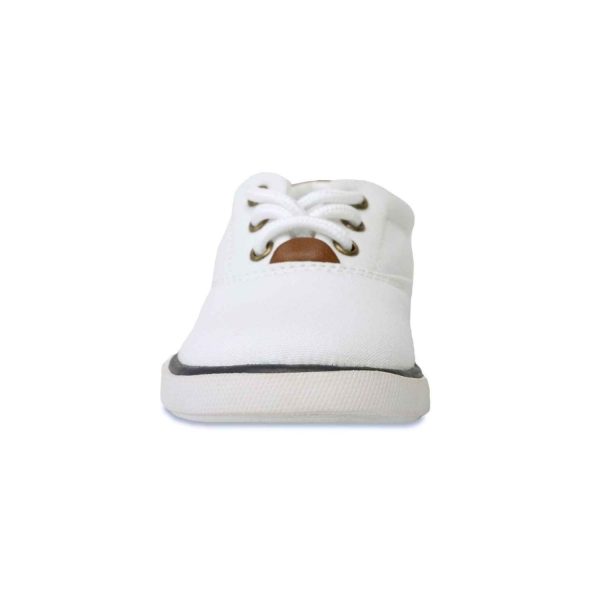 <span>Milo</span> Toddler White Canvas Sneakers - Image 4
