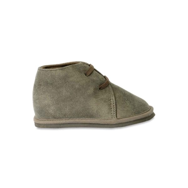 <span>Oliver</span> Toddler Taupe Crackle Desert Booties - Image 2