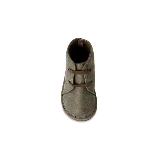 <span>Oliver</span> Toddler Taupe Crackle Desert Booties - Image 4