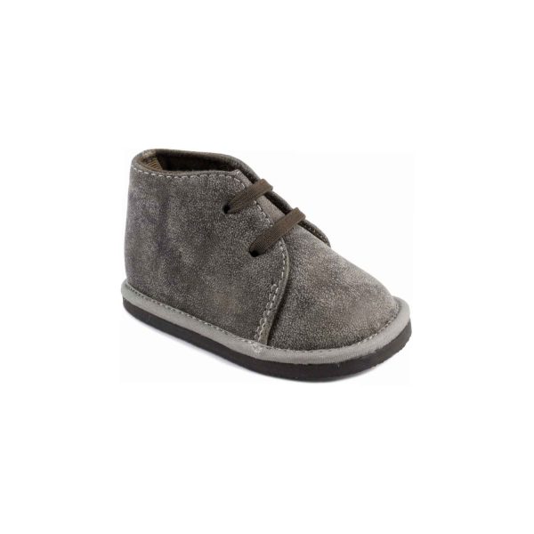 Oliver Toddler Taupe Crackle Desert Booties