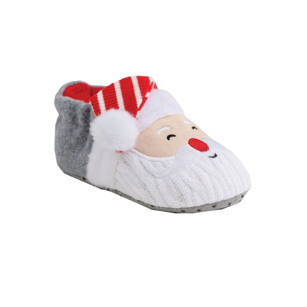SAINT Infant/Toddler Santa Slippers
