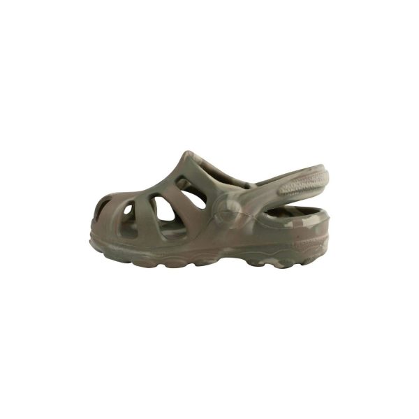 <span>Sunny</span> Toddler Green Camouflage Molded Clogs with Back Straps - Image 3