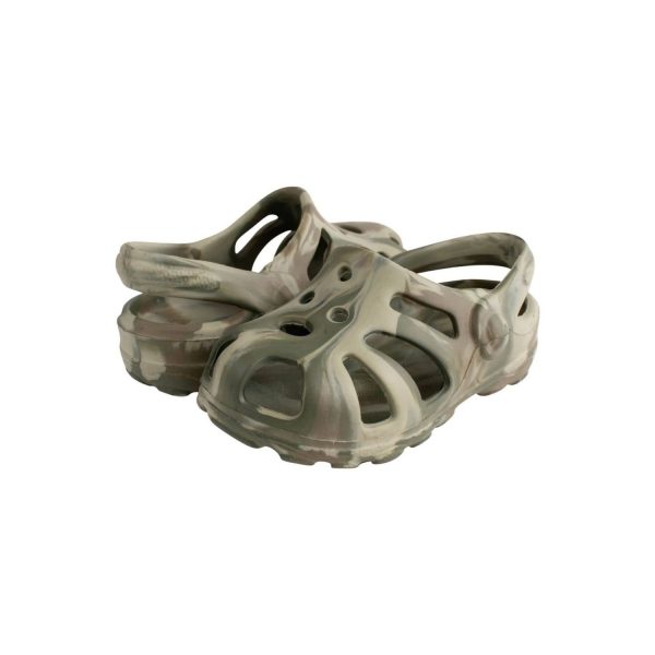 <span>Sunny</span> Toddler Green Camouflage Molded Clogs with Back Straps - Image 8