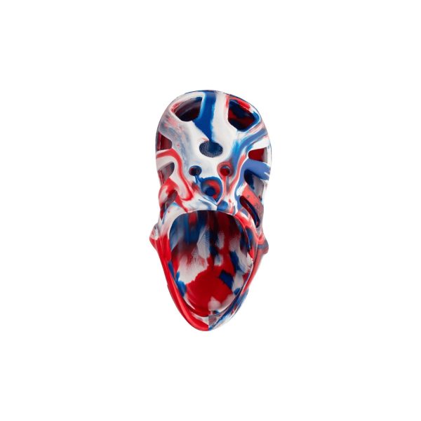 <span>Sunny</span> Toddler Red, White and Blue Molded Clogs with Back Straps - Image 5