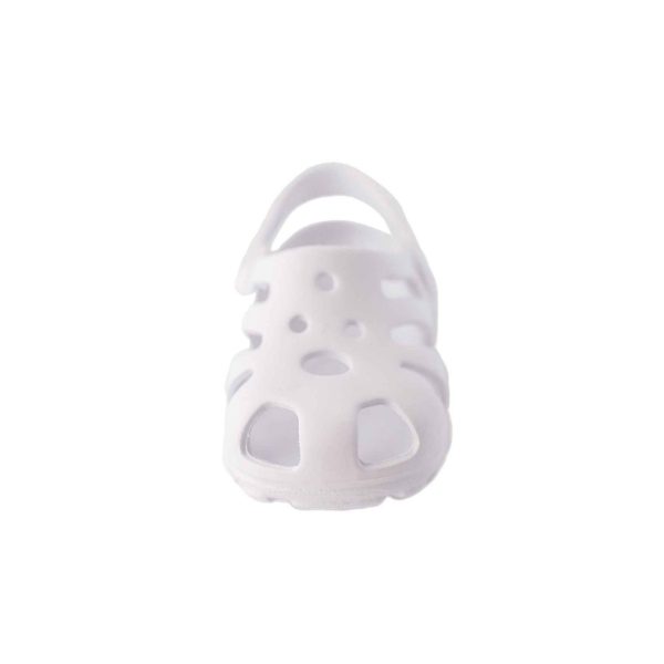 <span>Sunny</span> Toddler White Molded Clogs with Back Strap - Image 3