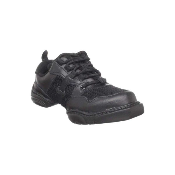 SYDNEY Women’s Black Leather Dance Sneakers