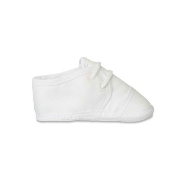 <span>Taylor</span> Infant White Lace-Up Oxfords - Image 2