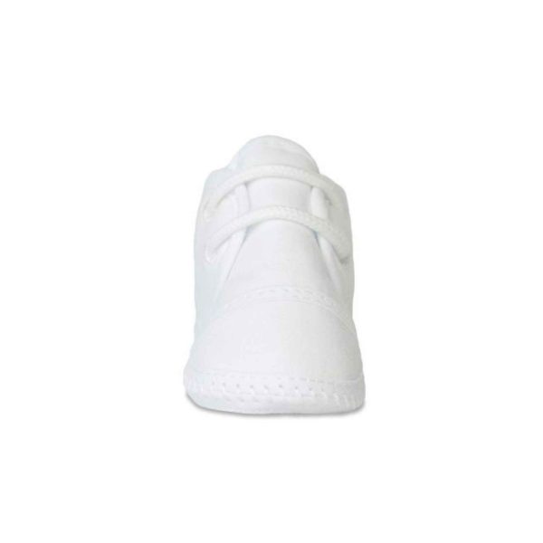 <span>Taylor</span> Infant White Lace-Up Oxfords - Image 3