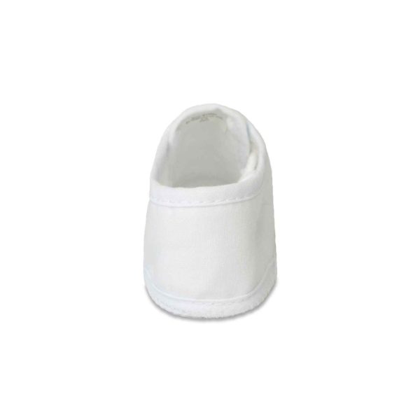<span>Taylor</span> Infant White Lace-Up Oxfords - Image 4