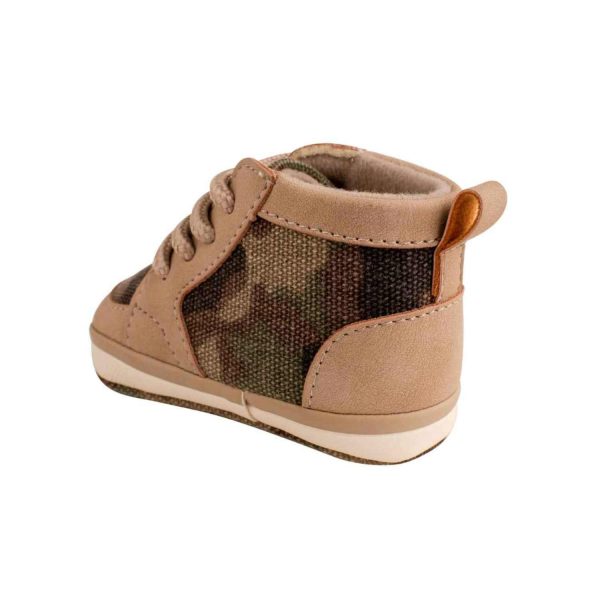 <span>Trey</span> Soft-Sole Camo High-Top Sneakers with Laces - Image 3
