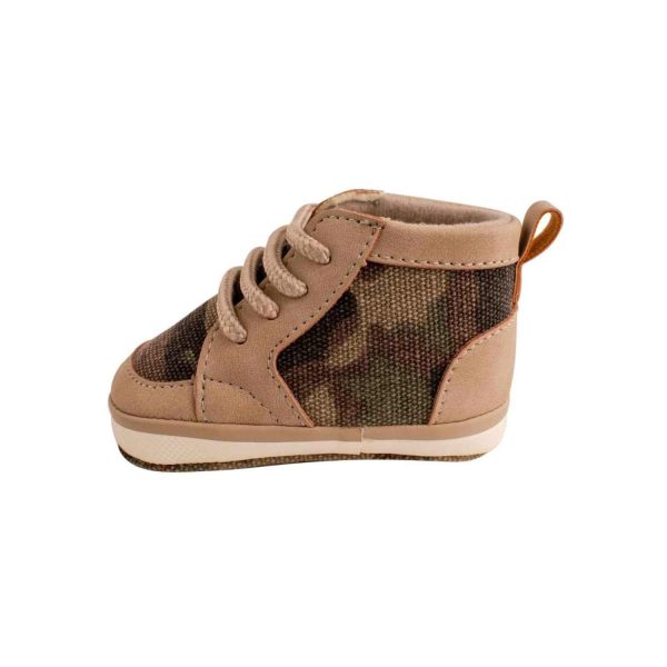 <span>Trey</span> Soft-Sole Camo High-Top Sneakers with Laces - Image 4