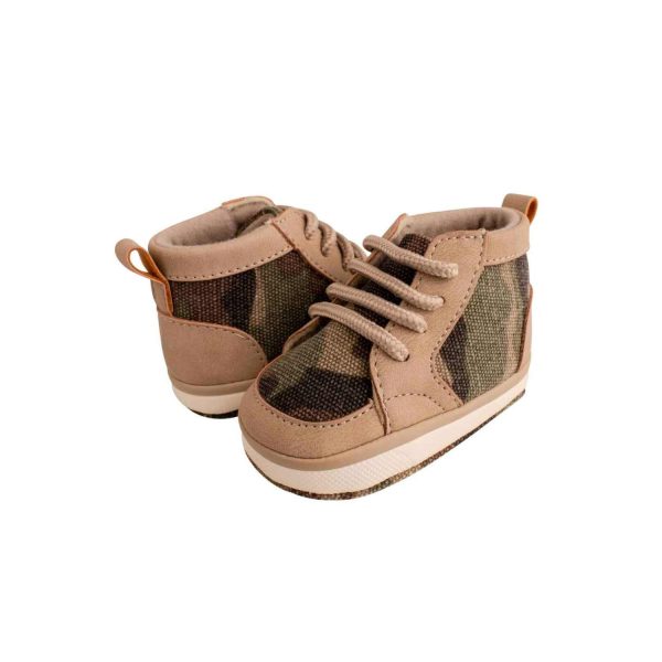 <span>Trey</span> Soft-Sole Camo High-Top Sneakers with Laces - Image 7