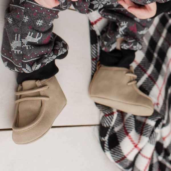 <span>WALLY</span> Infant Tan Wallabee Booties - Image 6