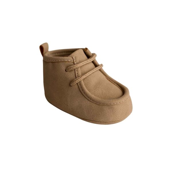 WALLY Infant Tan Wallabee Booties