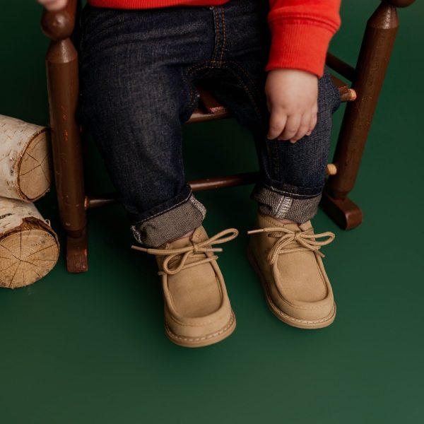 <span>Wally</span> Toddler Tan Wallabee Booties - Image 2