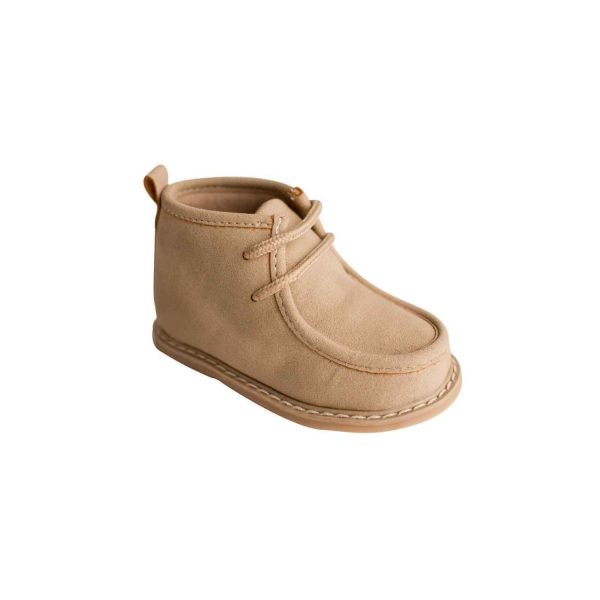 Wally Toddler Tan Wallabee Booties